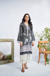 DC-0364 Black Embroidered Kurta